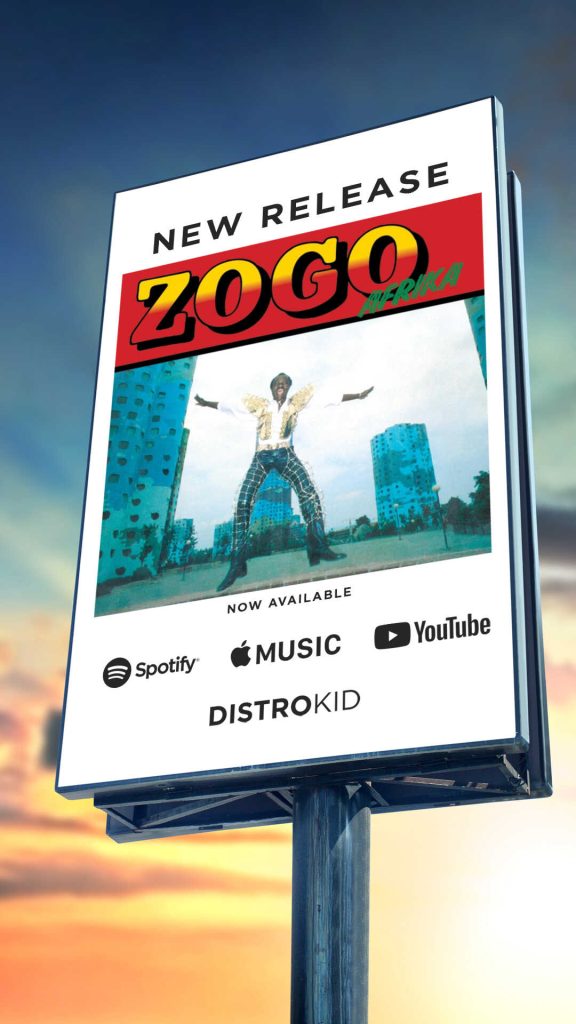 Affiche de sortie musicale Zogo